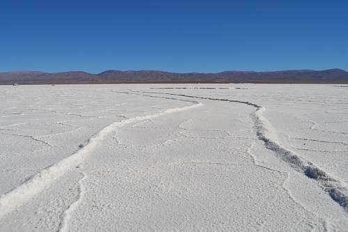 outdoors white sand in shallow focus salinas grandes