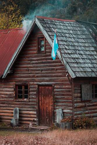 housing brown cabin house
