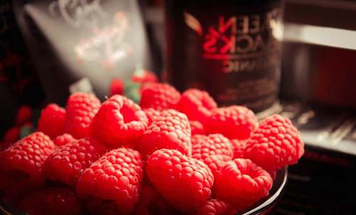 raspberry red raspberries fruit