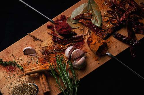 plant sliced food additives on brown cutting board vegetable