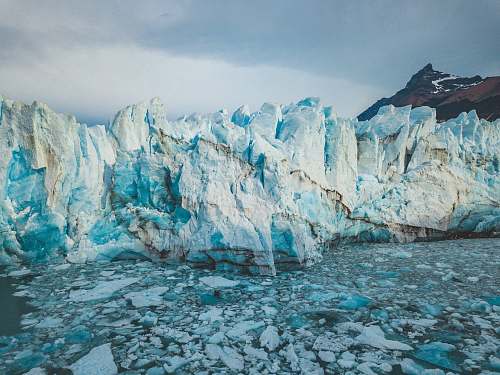 glacier white iceberg ice