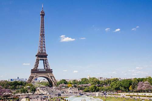 architecture Eiffel Tower at Paris, France tower