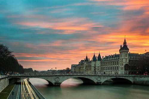 france gray bridge timelapse photography bridge