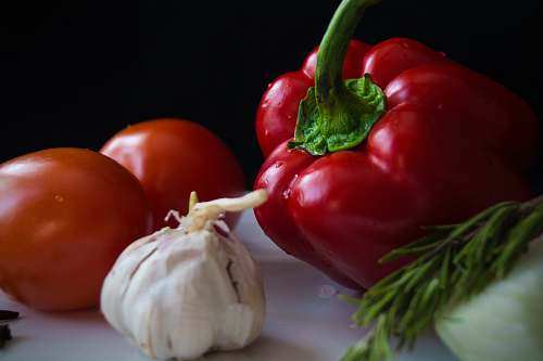food vegetables on white surface vegetable