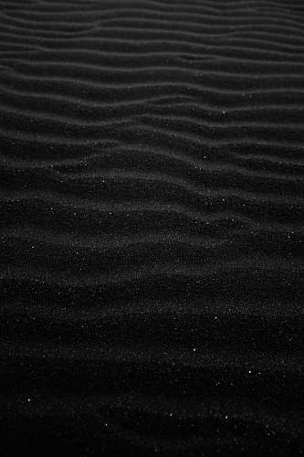 nature black sand black-and-white