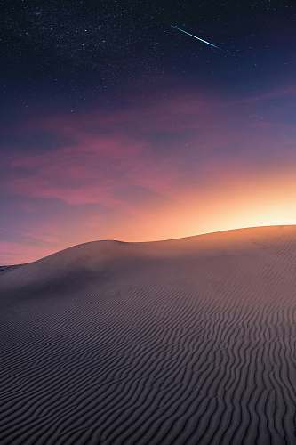 soil gray desert front of sunlight nature