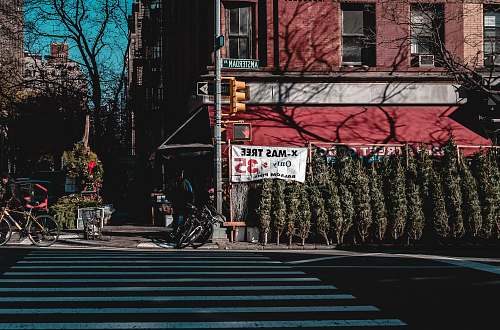 vehicle pedestrian lane photo bicycle
