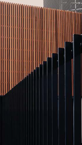 brown black and brown wooden fence strasbourg