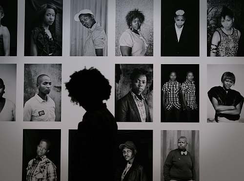 person grayscale photography of people people