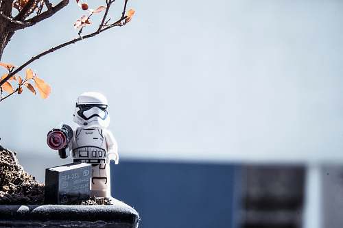 toy Star Wars Stormtrooper Lego mini fig tree