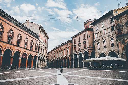 city commercial structures during daytime plaza