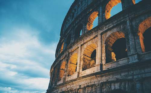 architecture architectural photography of brown ruins arch