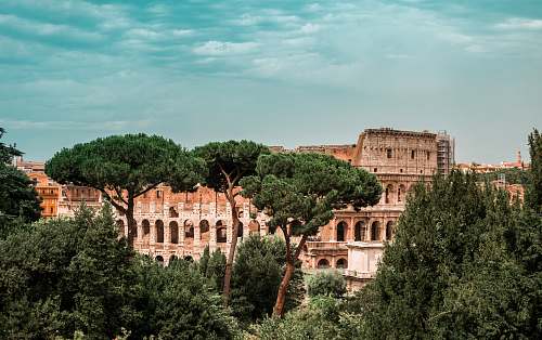 architecture Coliseum in Italy building