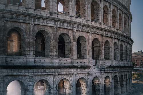building Colosseum Italy colosseum