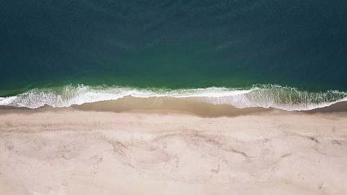 coast aerial photography of coast beach