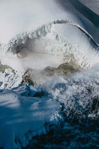 nature white snow mountain