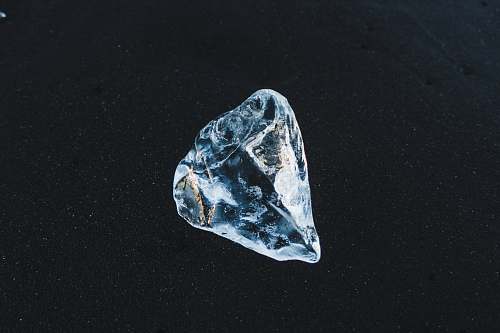 ornament blue rock fragment diamond