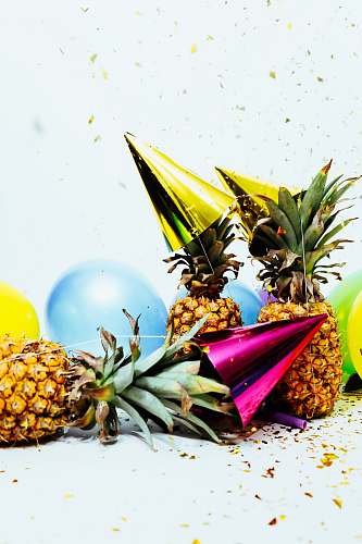 plant yellow pineapple fruits food