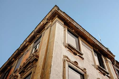 architecture low angle view of brown building building