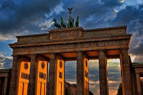 column Brandenburg Gate, Germany pillar