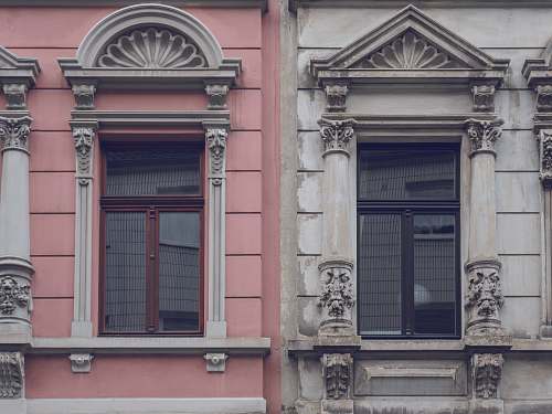 cologne architectural photography of pink and gray house home decor