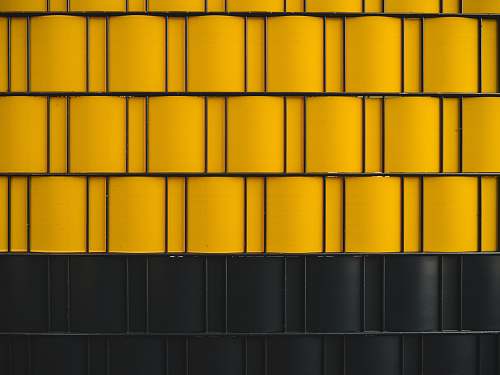 yellow digital wallpaper of yellow and black wall texture