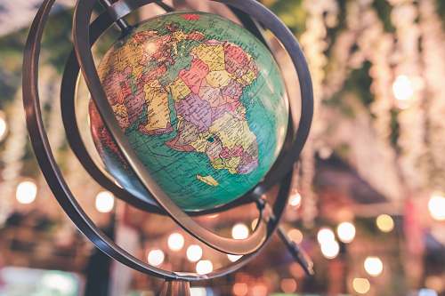 travel close-up photo of earth globe bali