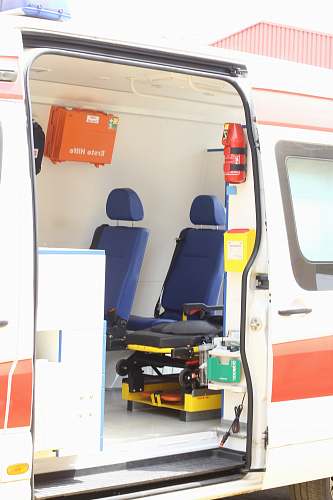 luggage opened white and orange travel trailer suitcase