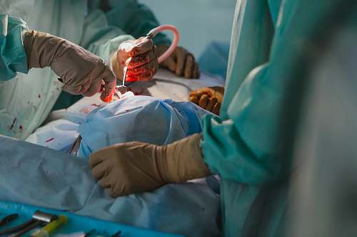 person doctor doing operation hospital