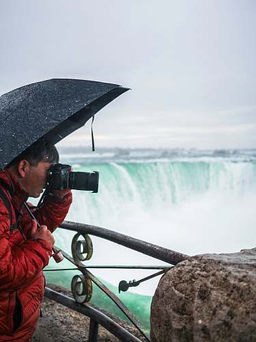 person man taking photo photo