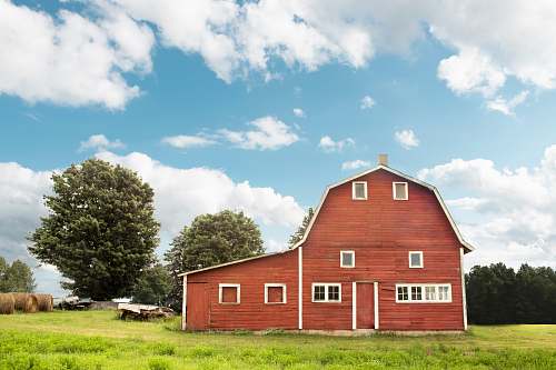 farm brown wooden house barn
