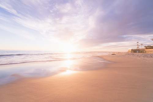 sea long exposure photography of sea shore pastel