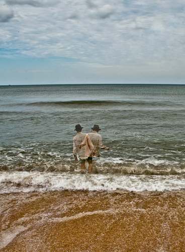 ocean man in ocean person