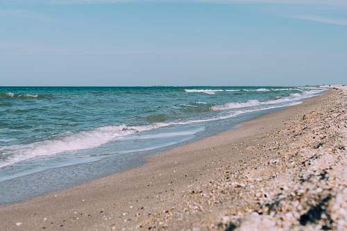 sea photography of waving body of water nature