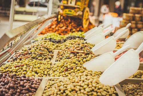 produce variety of beans food