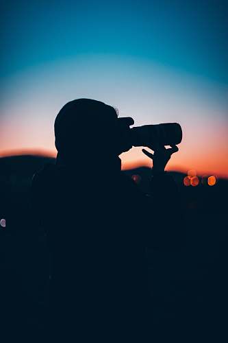 person silhouette on man photo