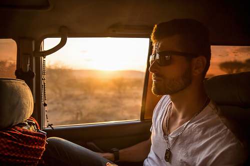 human man inside vehicle person