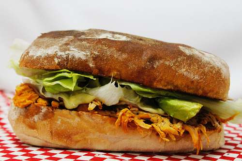sandwich burger with vegetable burger