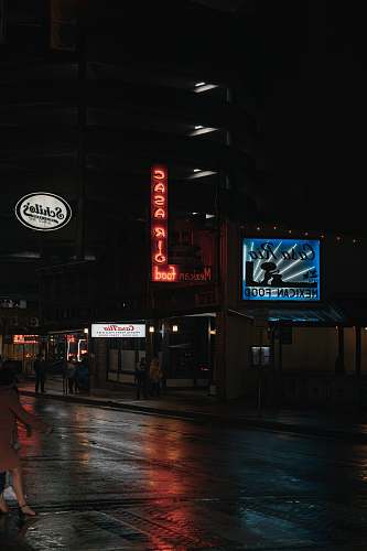 indoors city during night interior design