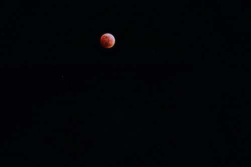outdoors full moon eclipse