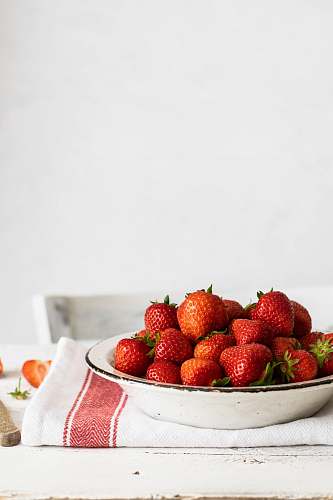fruit bowl of strawberries strawberry
