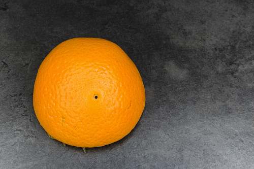 food orange fruit on gray textile orange