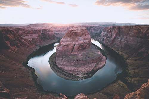 mountain Horseshoe Bend, Arizona nature