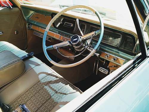 automobile black and gray car steering wheel steering wheel