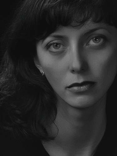 face grayscale photography of womens face black-and-white