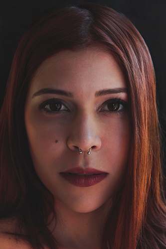 person woman's face face