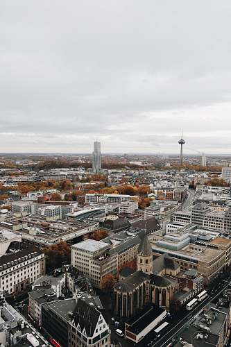 landscape aerial photography of buildings outdoors