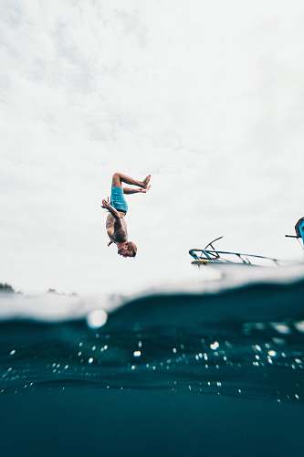 indonesia time lapse photography of man jumping adventure