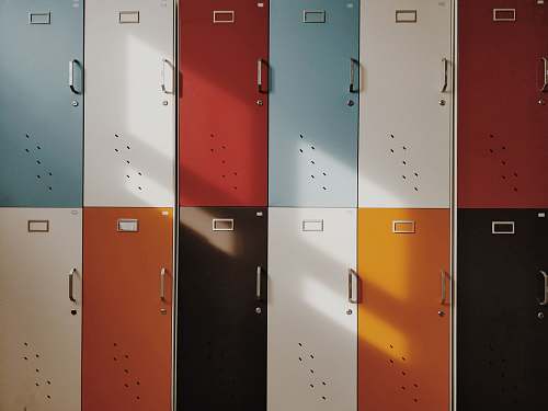 locker assorted-color lockers color