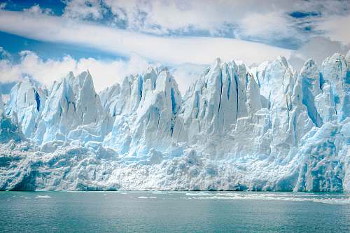 ice iceberg near body of water nature